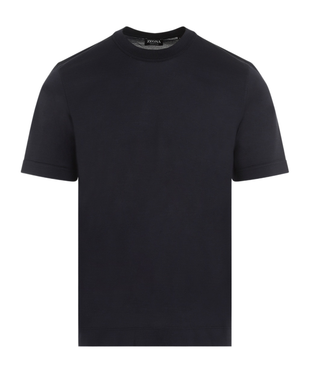 Shop Zegna Z Crewneck Short-sleeved T-shirt In Black