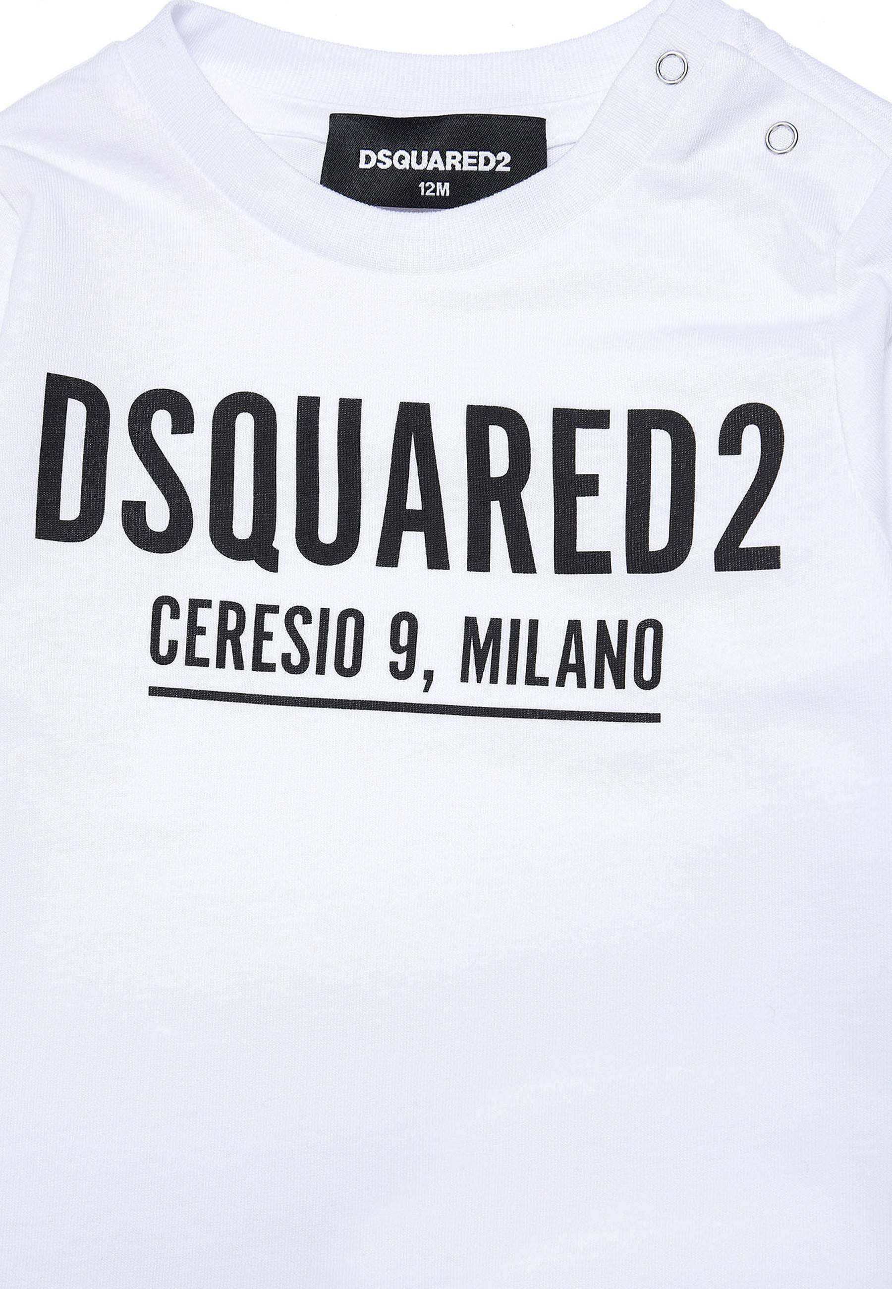 Dsquared2 D2s607u Relax Sweat-shirt Dsquared In White