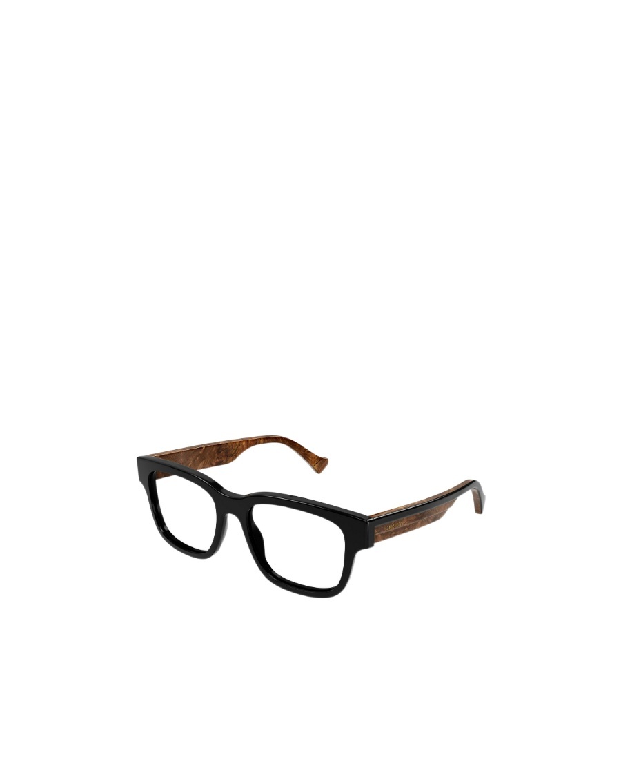 Gucci Polished Square-frame Glasses In Black