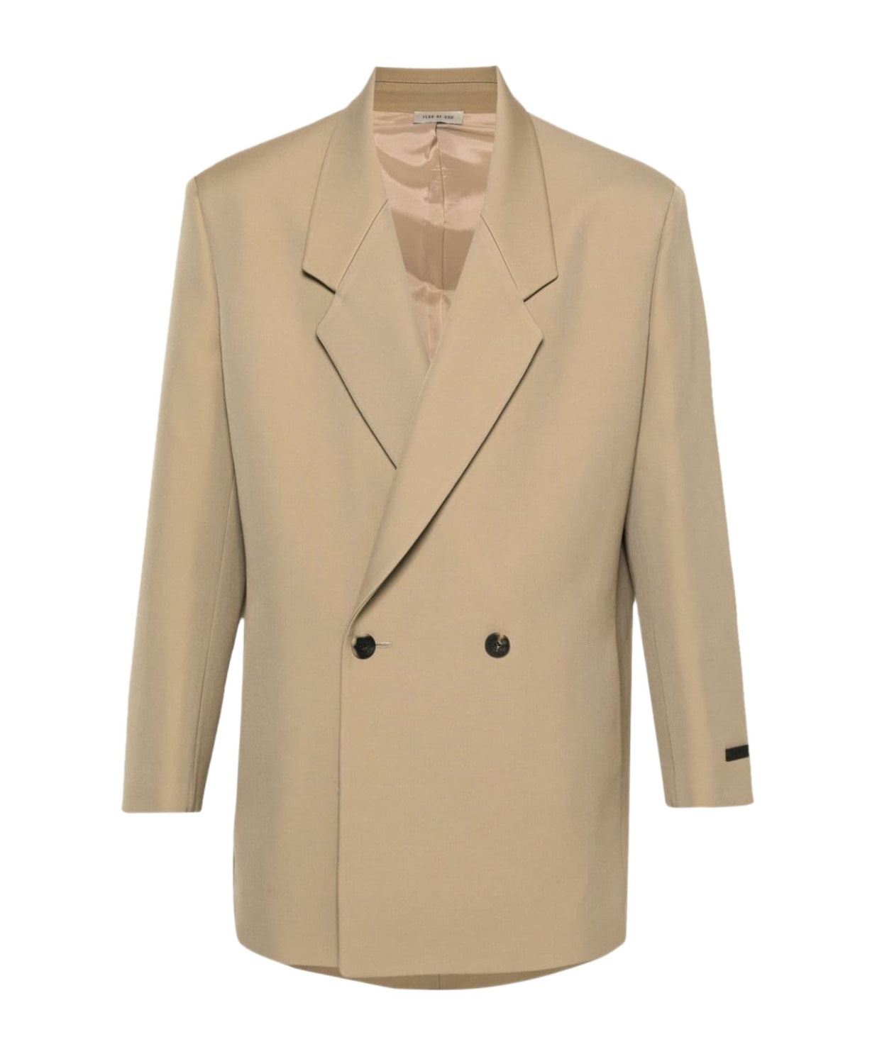 Fear Of God California Double-breasted Blazer In Nude