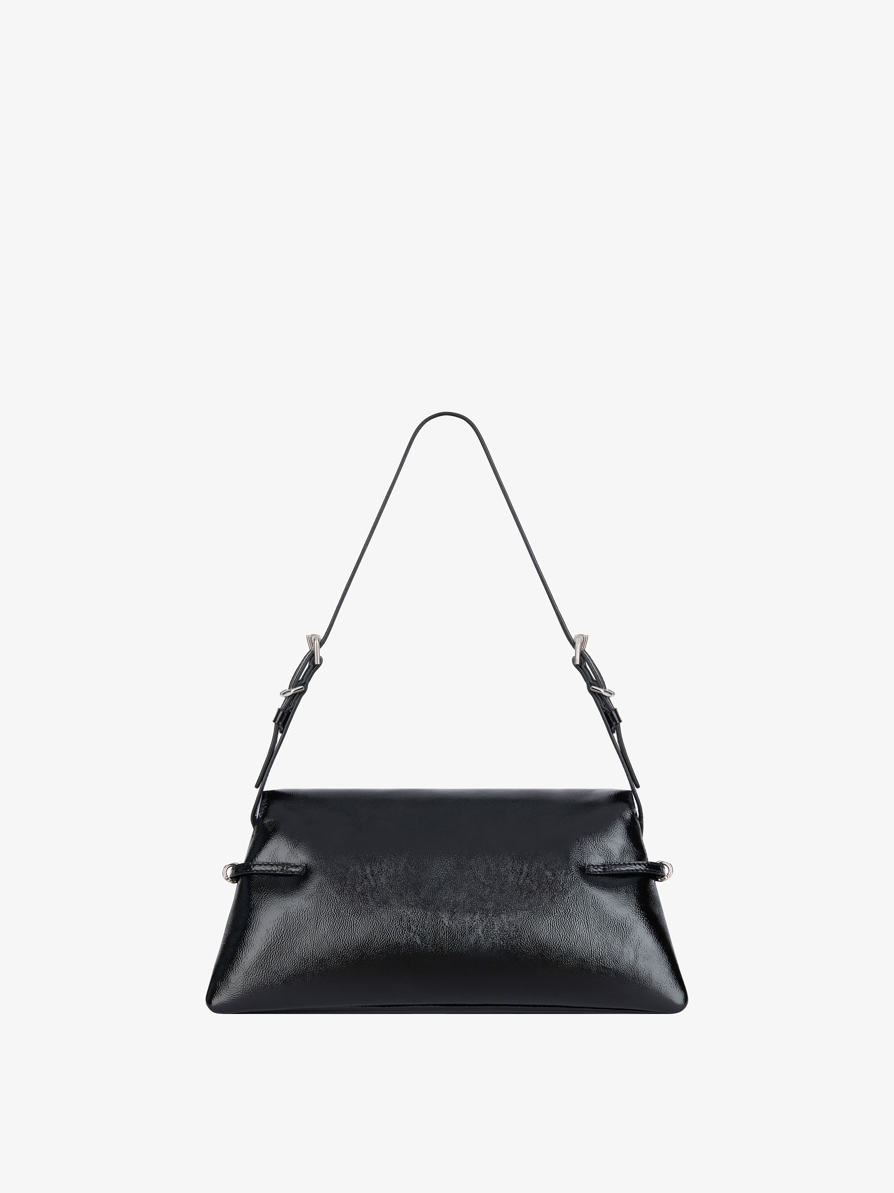 Givenchy Small P'tit Voyou Bag In Patent Leather In Black