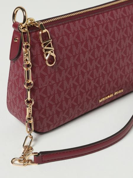Michael Michael Kors Medium Empire Shoulder Bag In Red