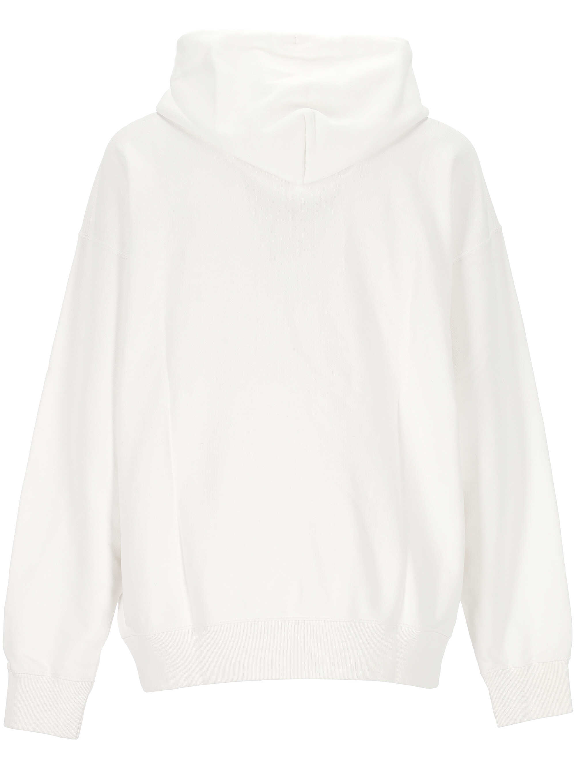 Off-white Graphic-print Hoodie In Neutral