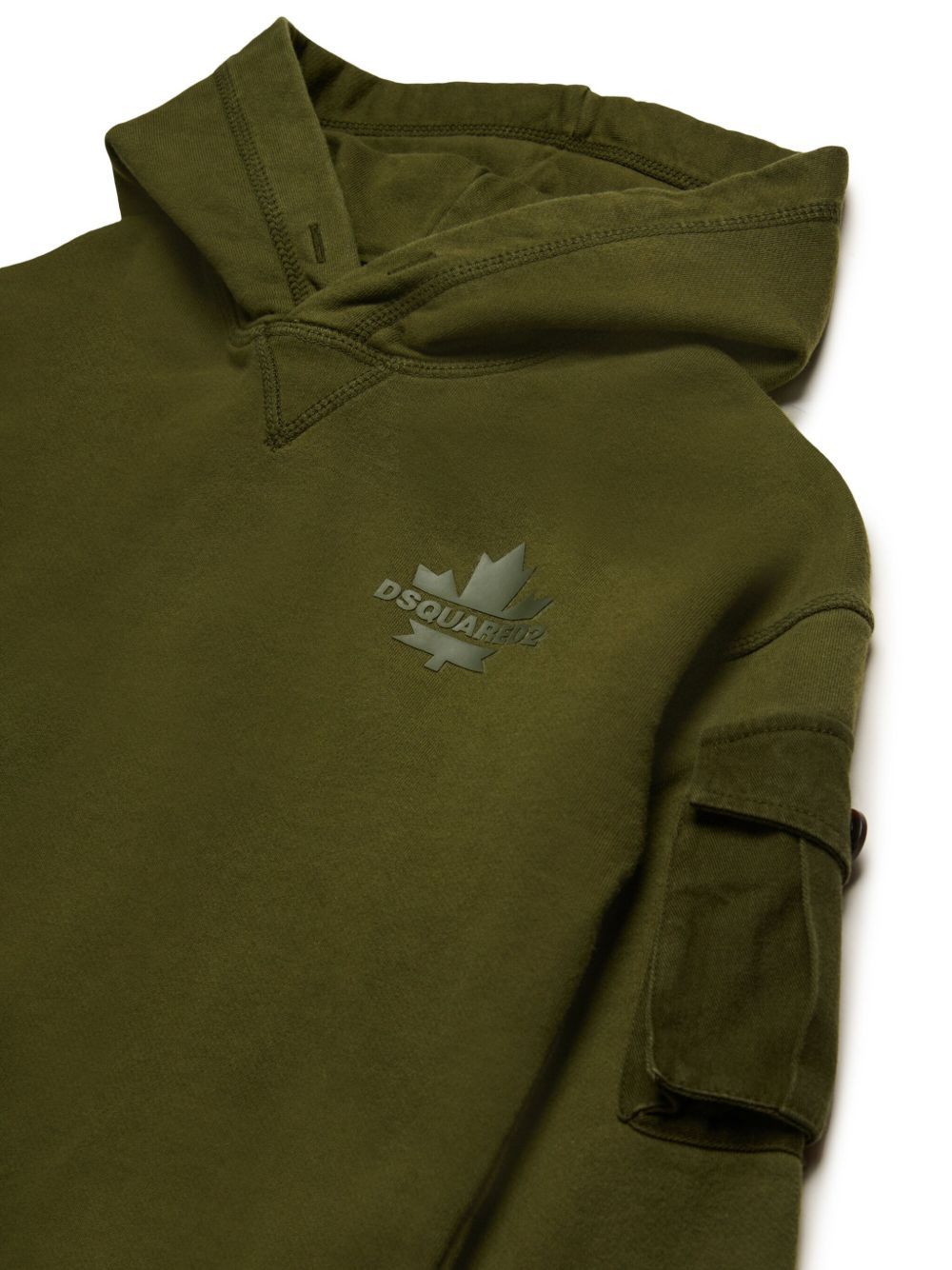 Dsquared2 Logo-print Hoodie In Black