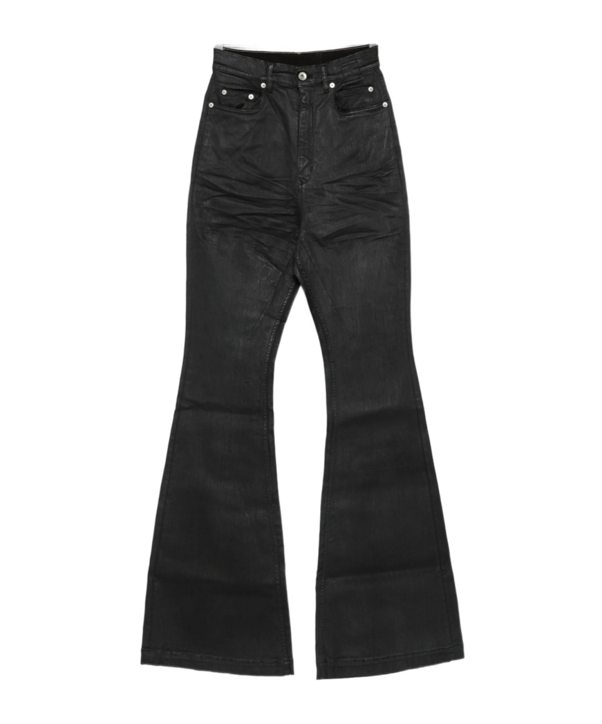 Rick Owens Drkshdw Belt Loop Jeans In Black