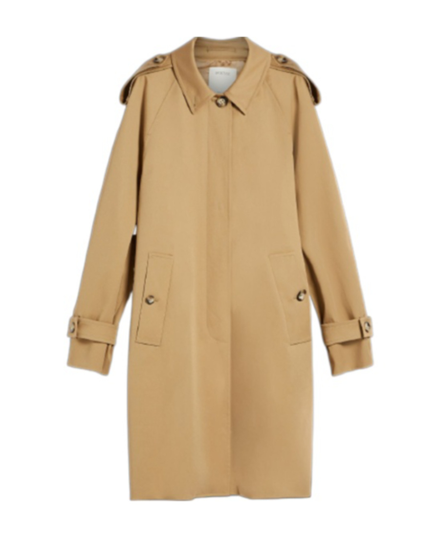 Sportmax Long-sleeved Windbreaker In Nude