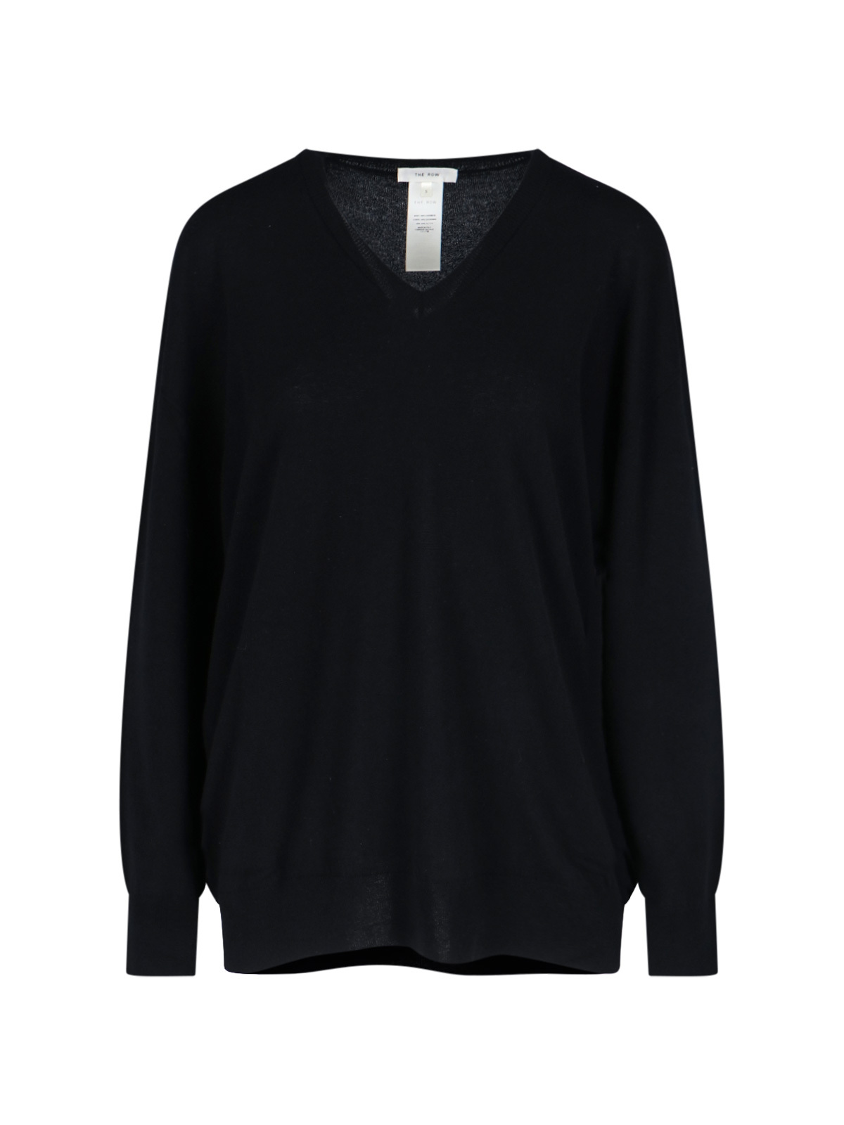 The Row Long-sleeved Sweater In Black