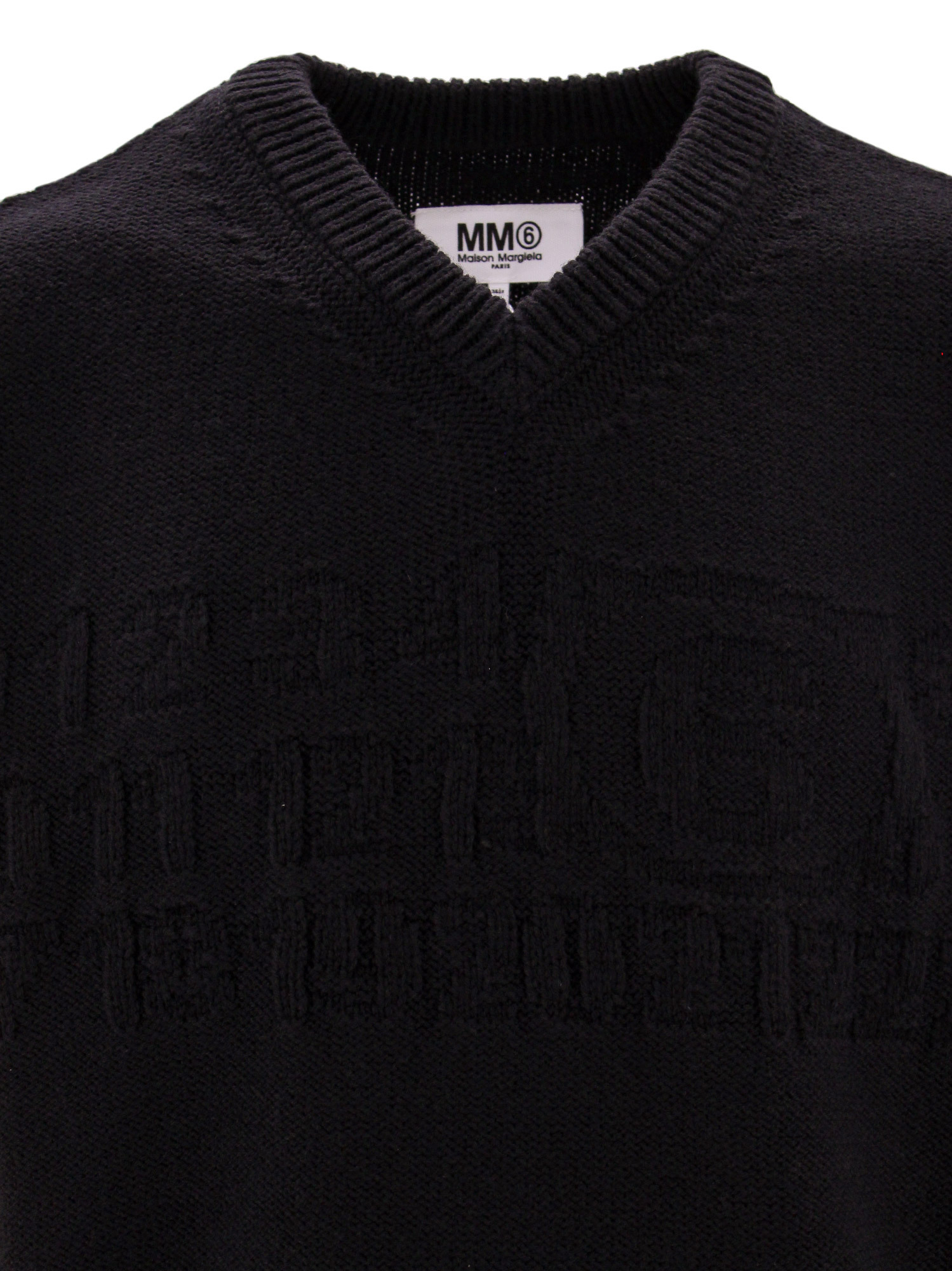 Mm6 Maison Margiela Vests With Logo In Black