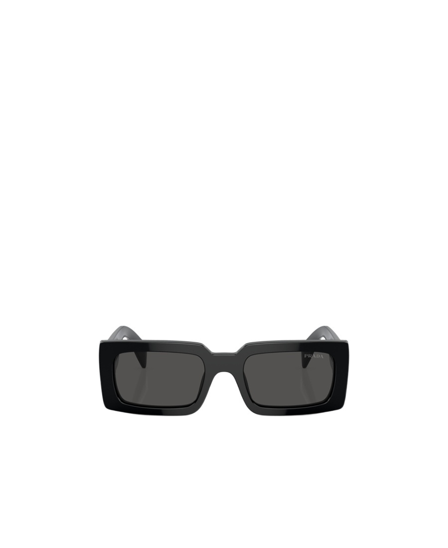 Prada Eyewear Rectangular Frame Sunglasses In Black