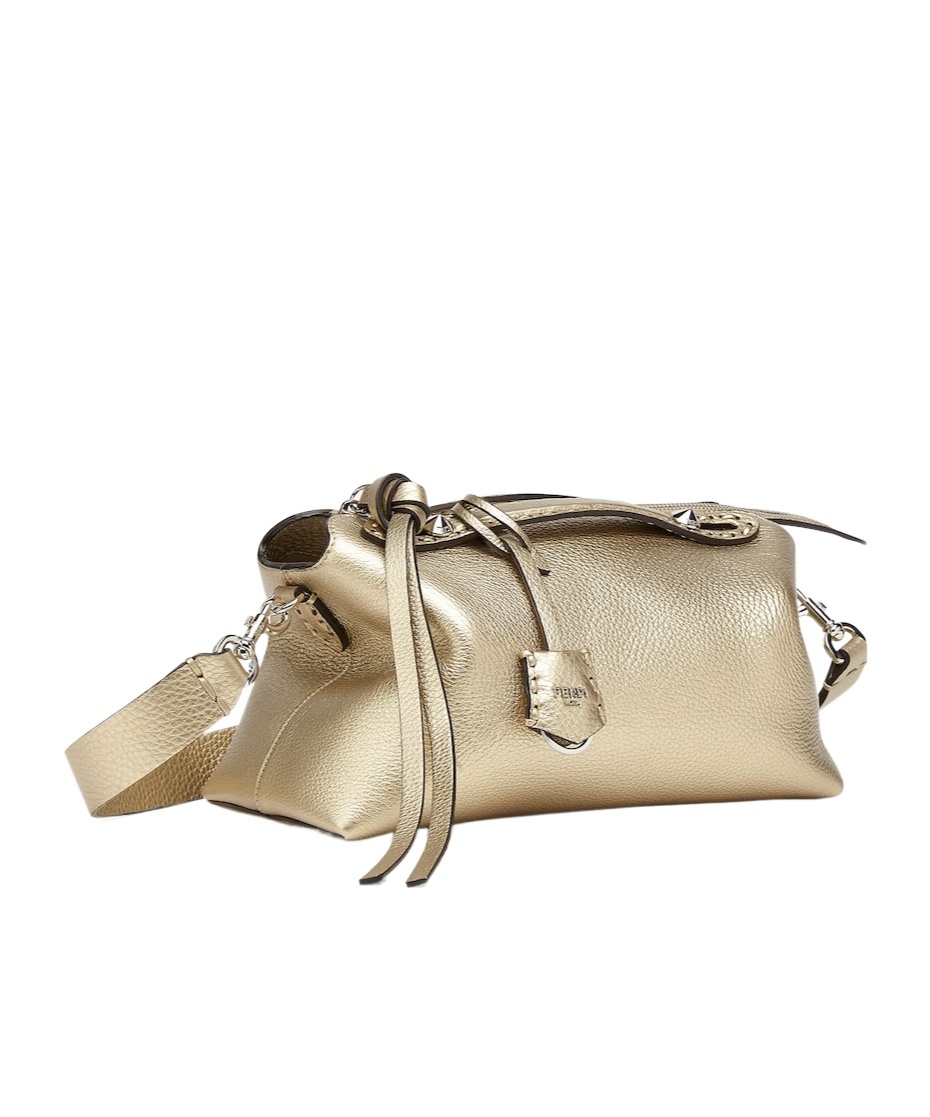 Fendi By The Way Selleria Medium Shoulder Bag In Nude