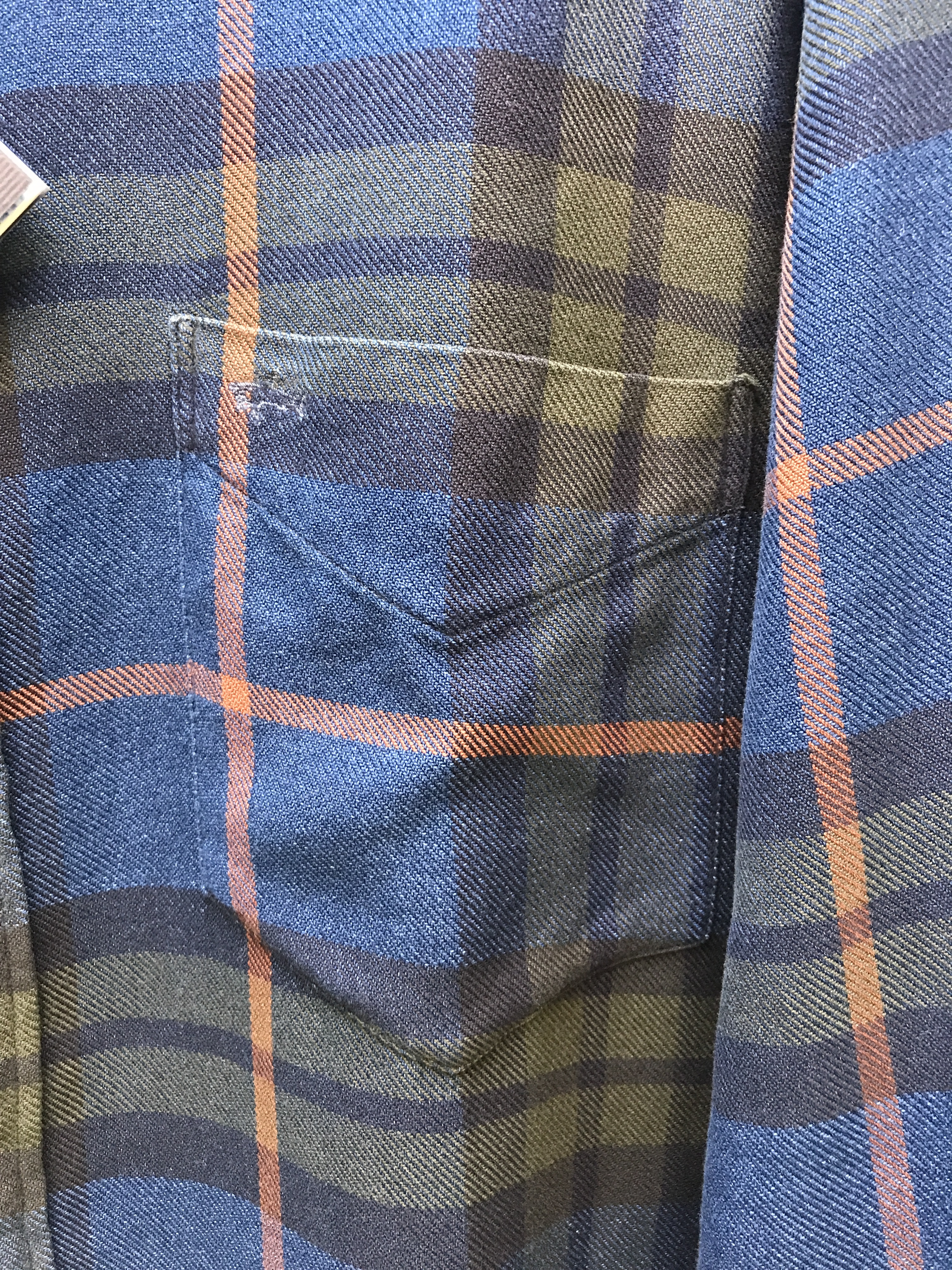 Shop Paul & Shark Lapel Plaid Long-sleeved Shirt In Black
