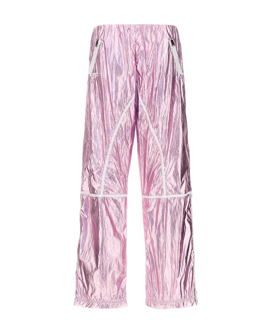 Tom Ford Laminated Track Pants In Pink