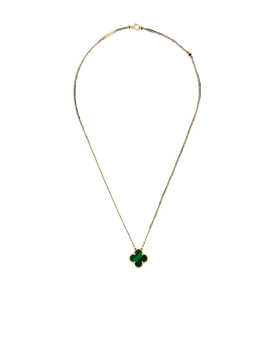 Van Cleef & Arpels Four-leaf Clover Necklace In Yellow