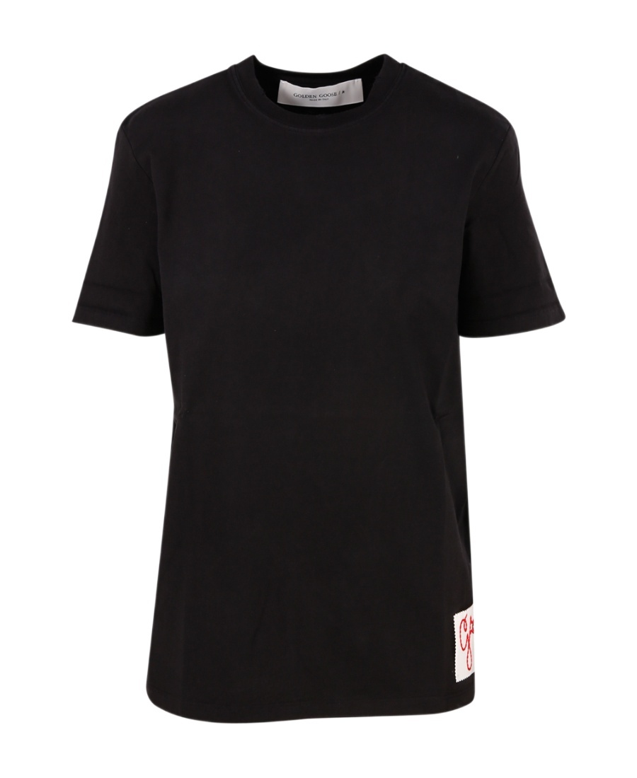 Golden Goose Doris Crew Neck T-shirt In Black