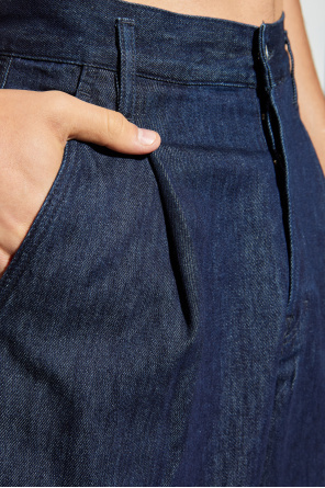 Dries Van Noten Jeans With Belt Loops In Blue