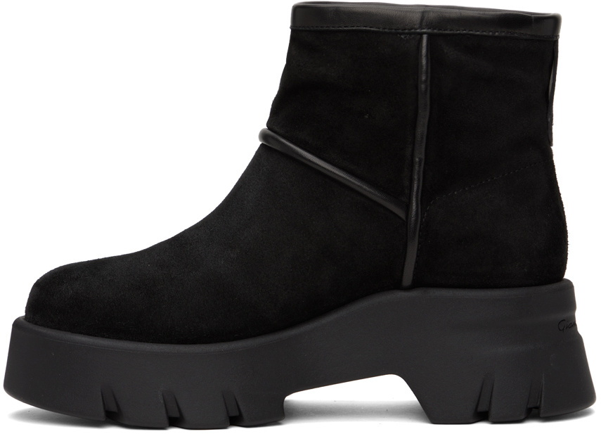 Gianvito Rossi Stormy Ankle Boots In Black