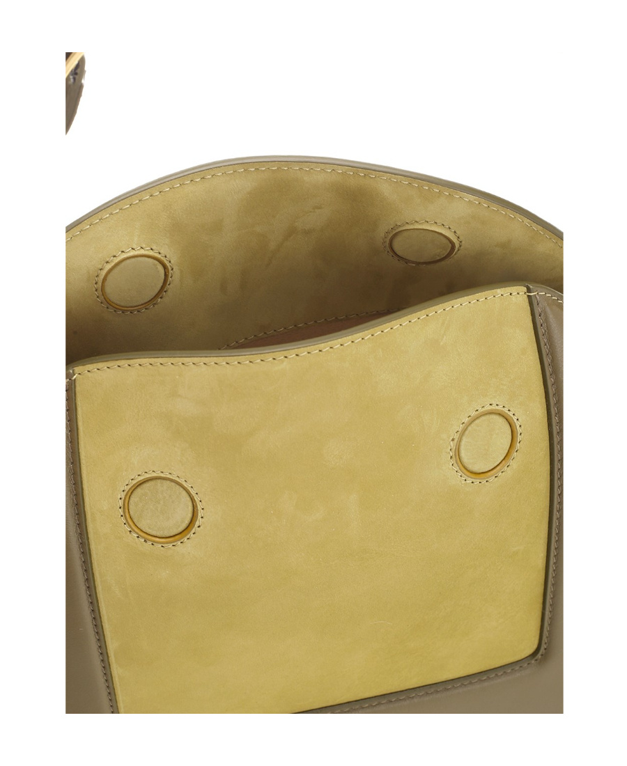 Wandler Logo Shoulder Bag In Green