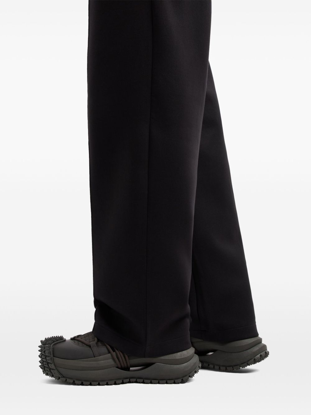 EMPORIO ARMANI DOUBLE-JERSEY CREASED TROUSERS