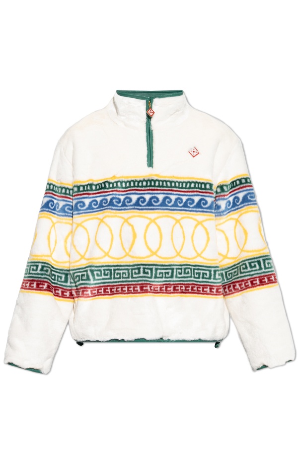 Casablanca Les Anneaux Pullover Jacket In White