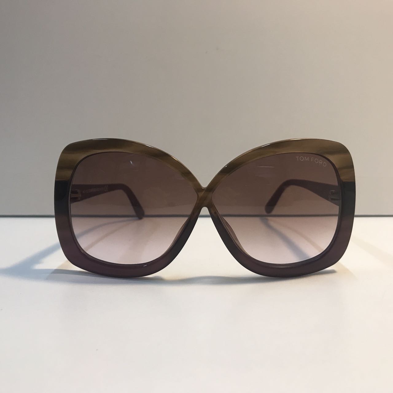 Tom Ford Logo Full-frame Sunglasses In Multicolor