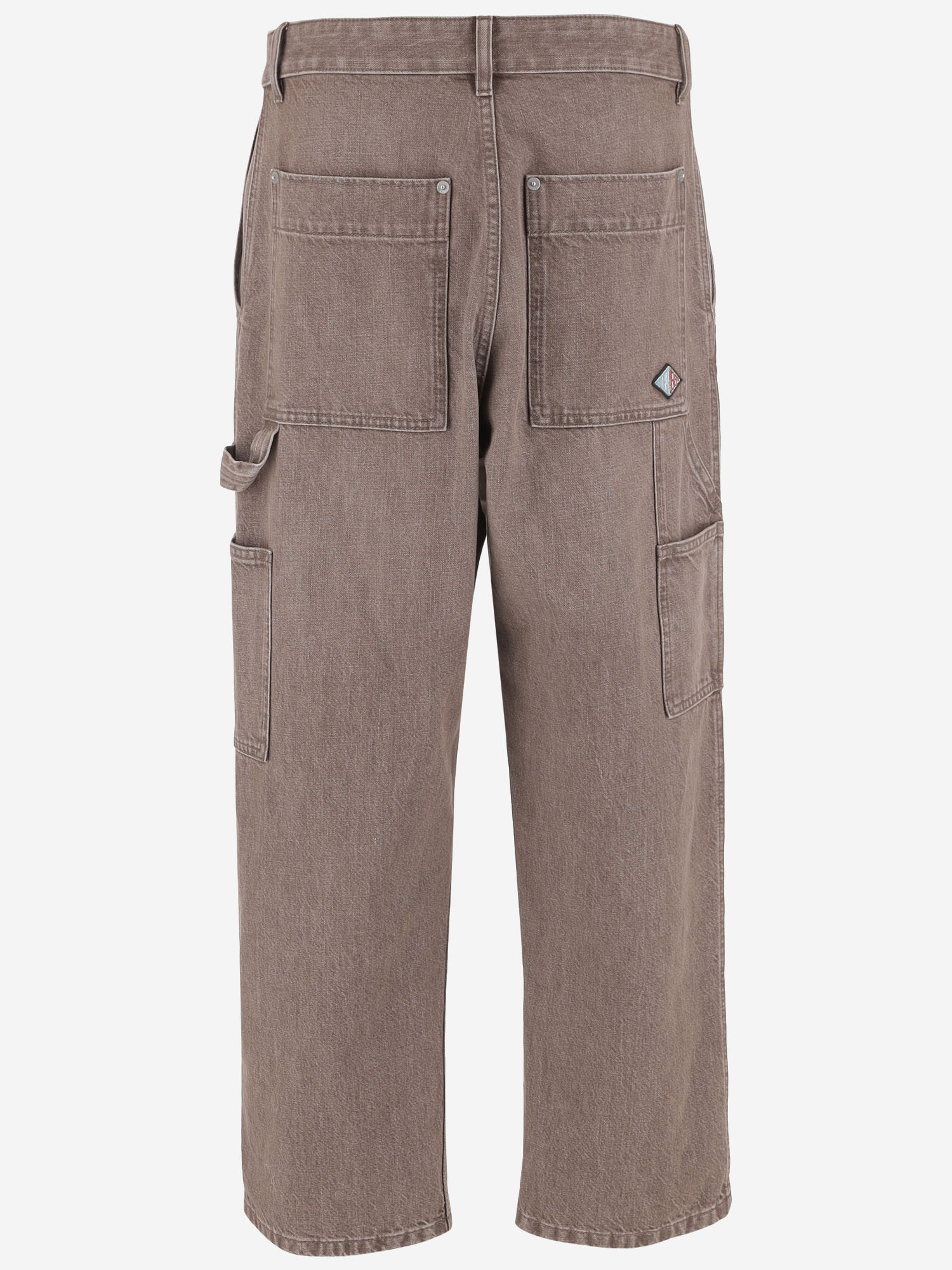 Bottega Veneta Belt Loop Denim Trousers In Brown