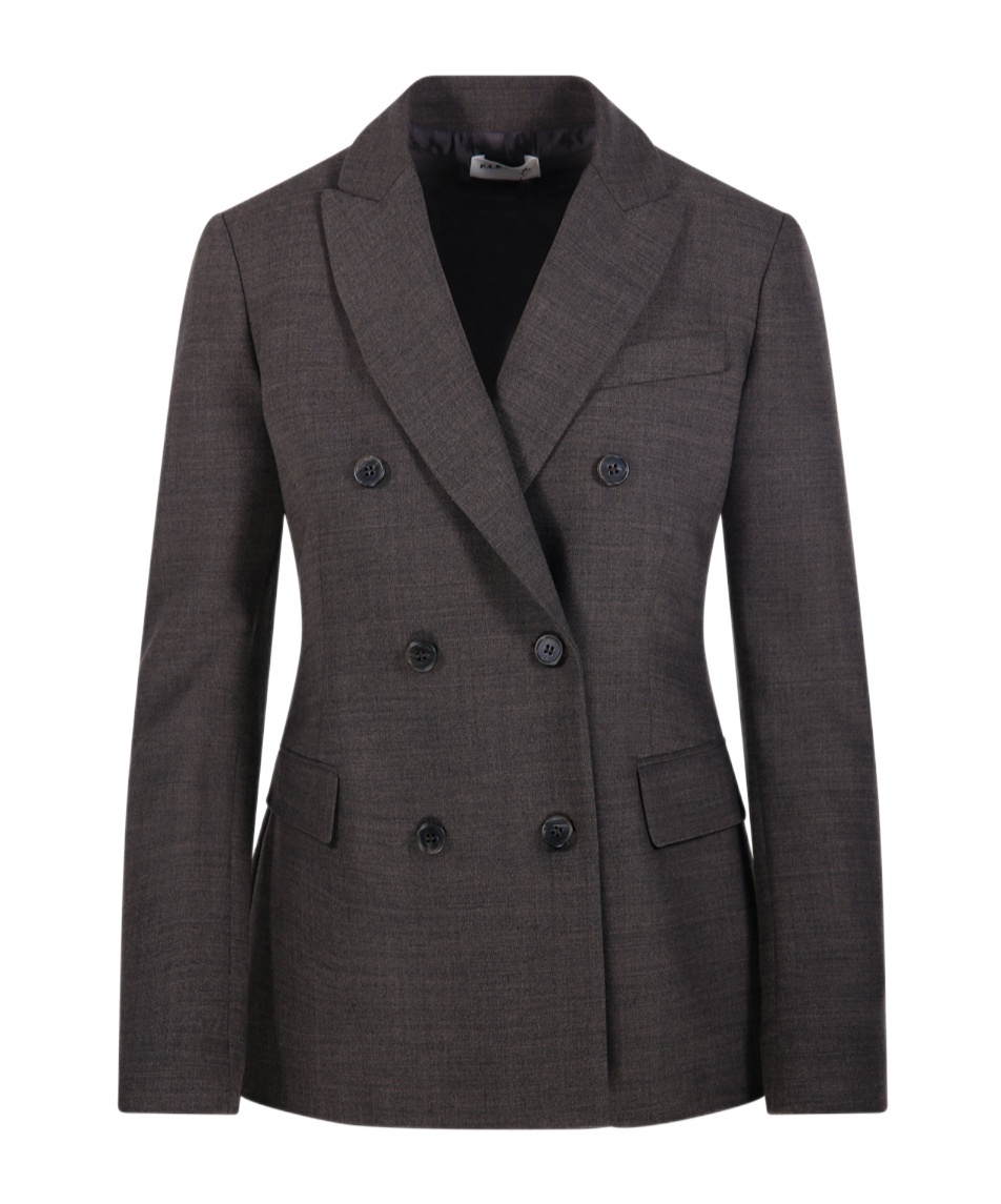 P.a.r.o.s.h Double-breasted Suit Jacket In Animal Print