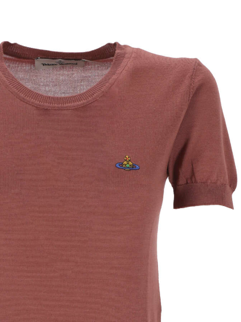 Shop Vivienne Westwood Bea Orb-embroidered Jumper In Brown