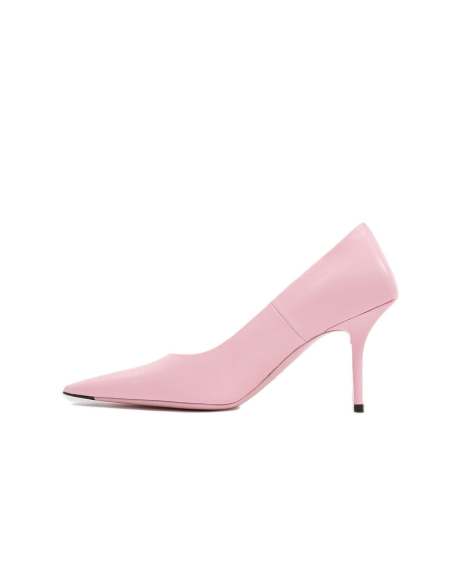 Balenciaga Square Knife Pointed Toe Pumps In Pink