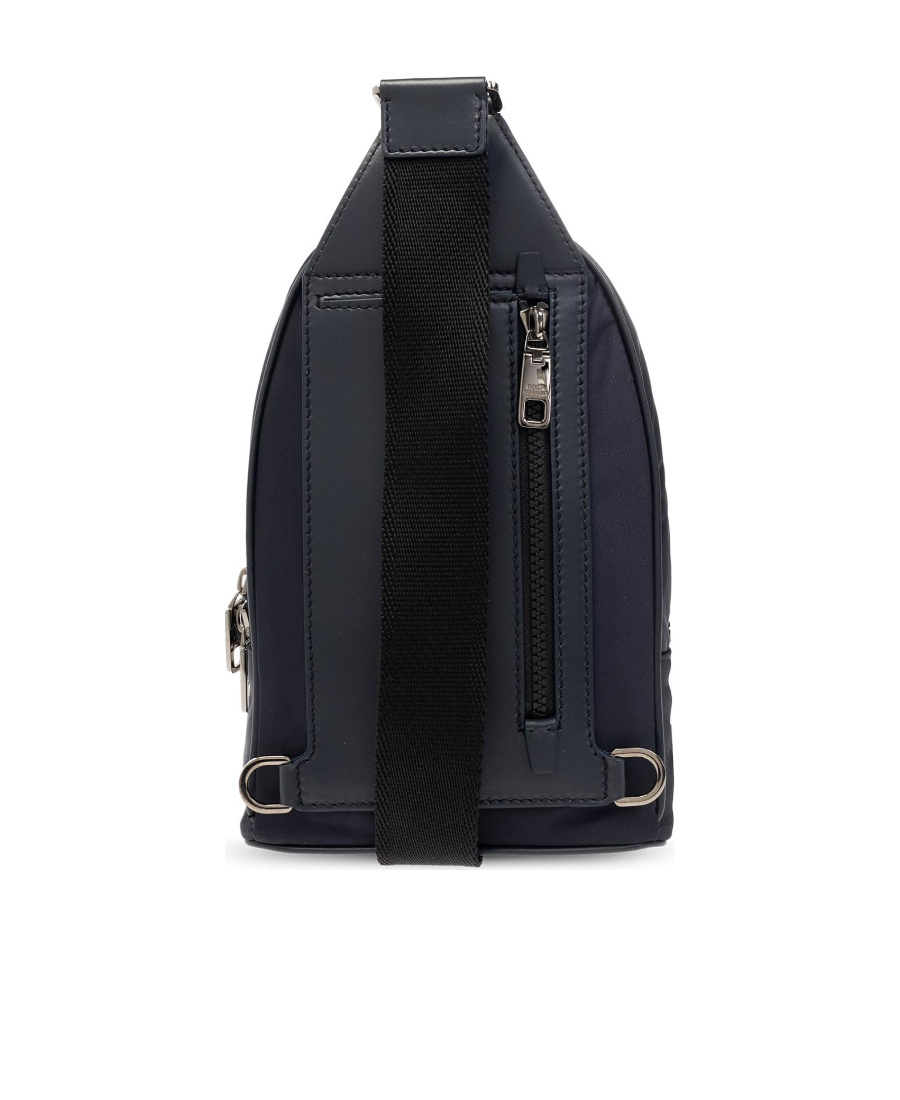 Dolce & Gabbana Logo-embossed Belt Bag In Black