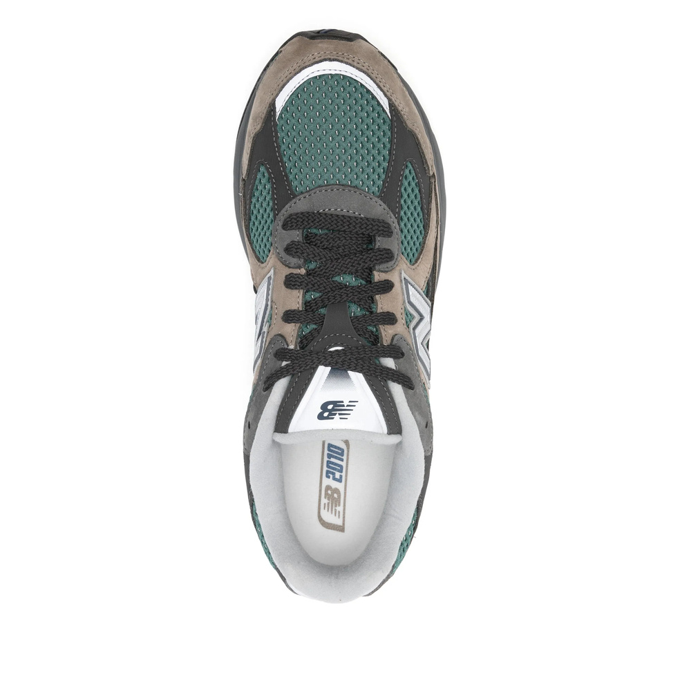 New Balance 2010 Rubber-trimmed Mesh And Suede Sneakers In Gray