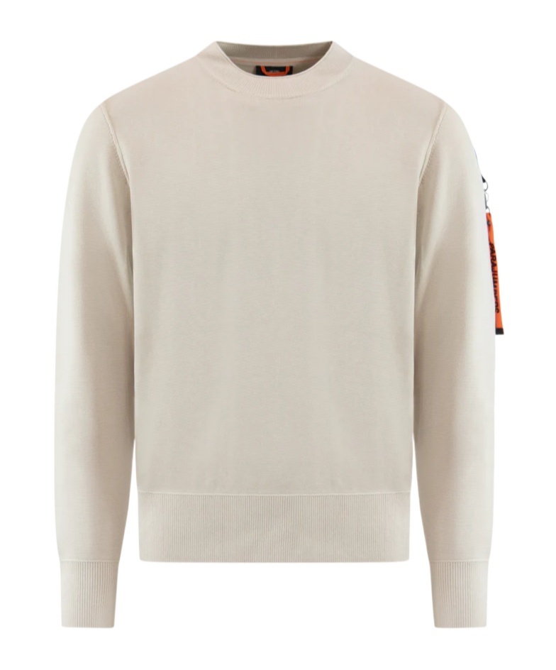 Parajumpers Basic Braw Crew-neck Sweater In Gold