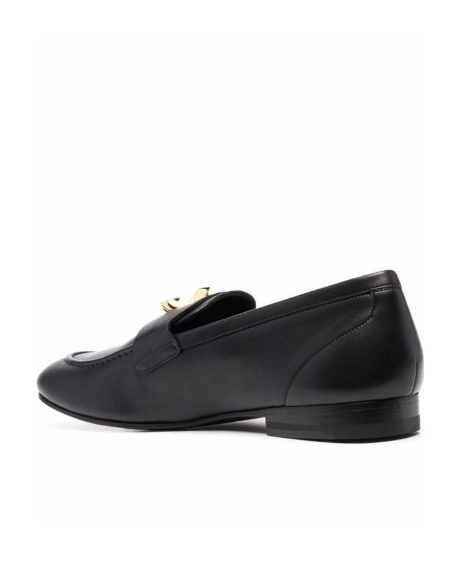 Givenchy G-chain Low-heel Loafers In Black