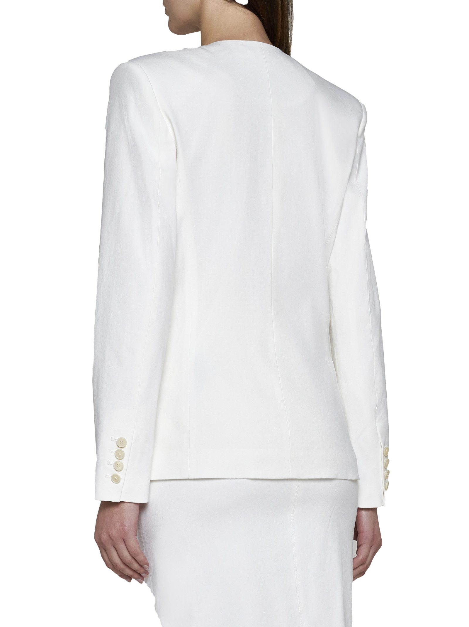Isabel Marant Manzil Single-breasted Blazer In White