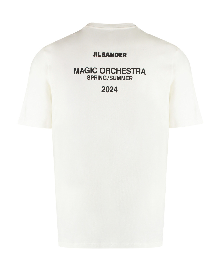 Jil Sander Crewneck Short-sleeved T-shirt In White