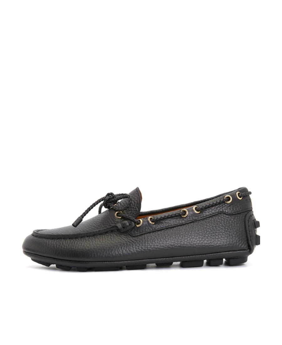 Bally Kyan Leather Loafers In Black