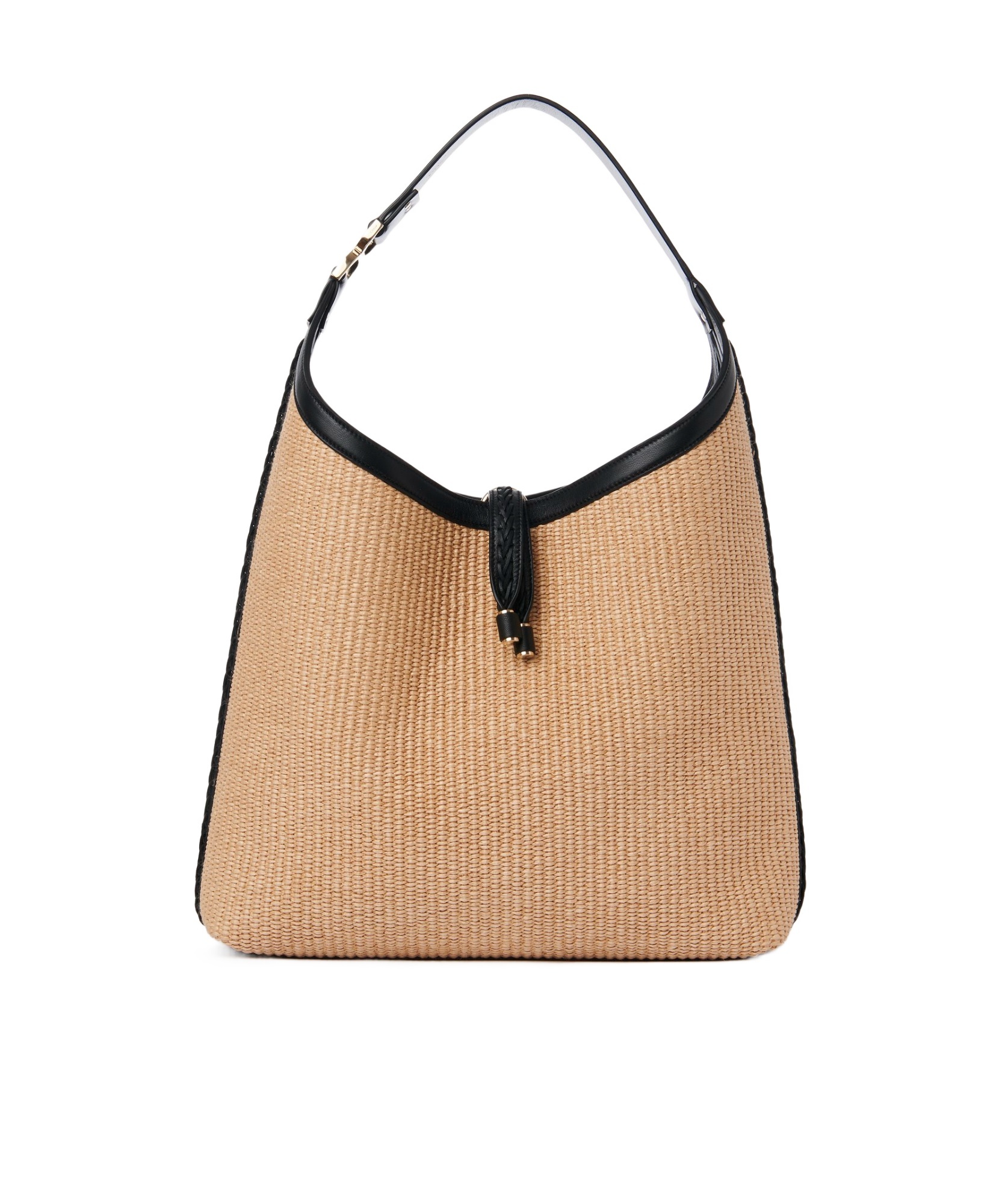Chloé Marcie Raffia Tote Bag In Nude