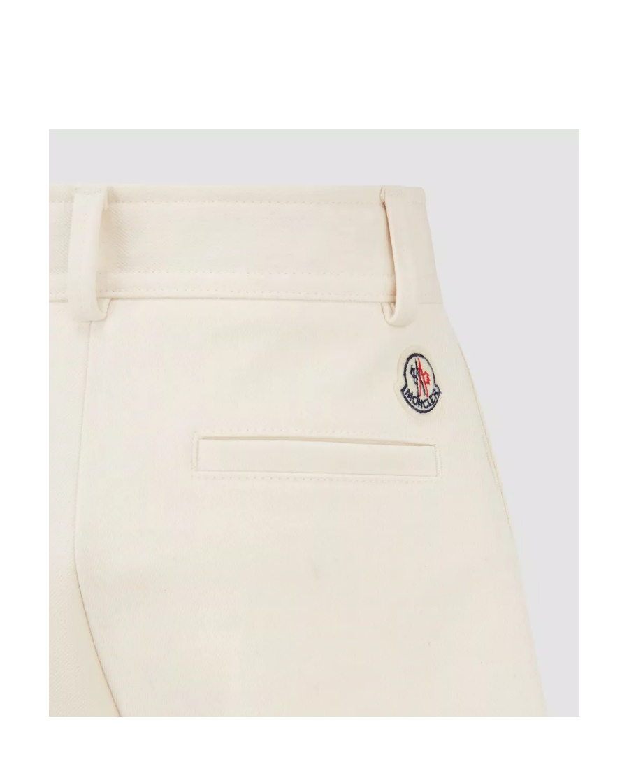 Moncler Enfant Turn-up Hem Shorts In Nude