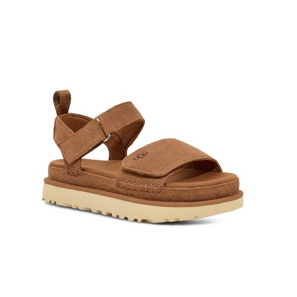 Shop Ugg Goldenstar Sandals In Brown