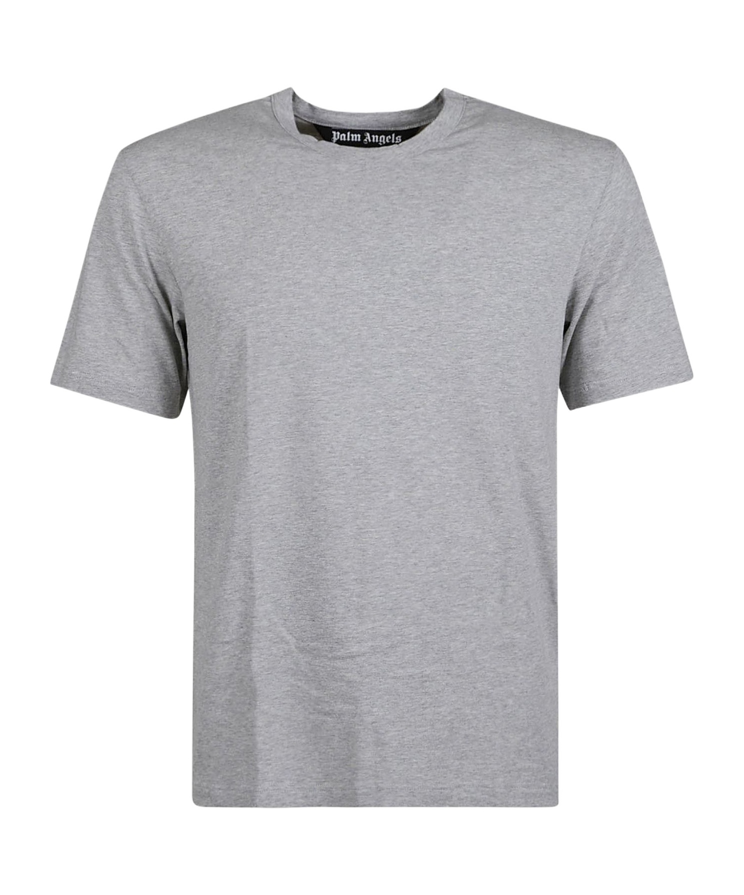 Palm Angels Crewneck T-shirt In Gray