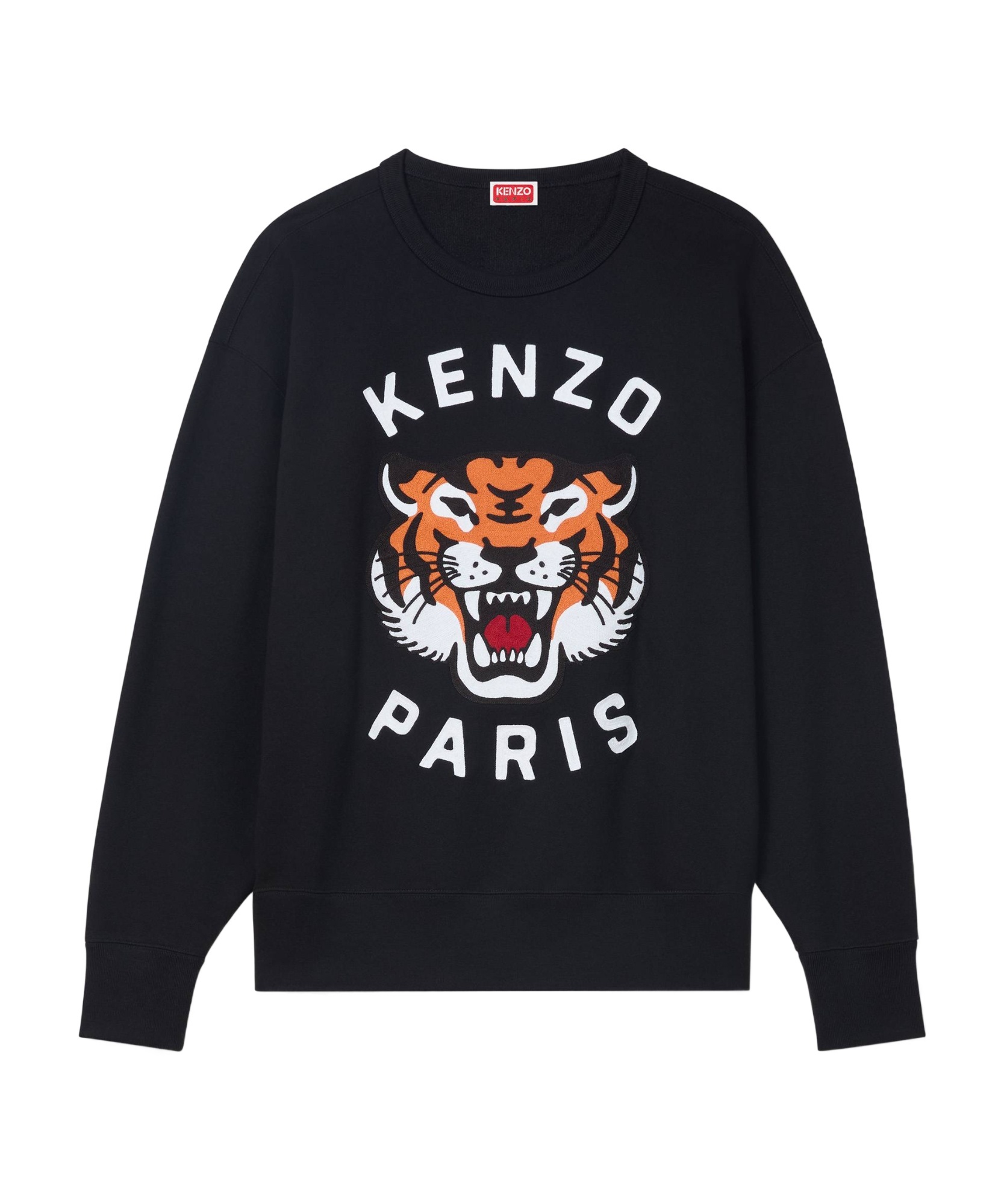 Kenzo Tiger Logo Sweatshirt In Black