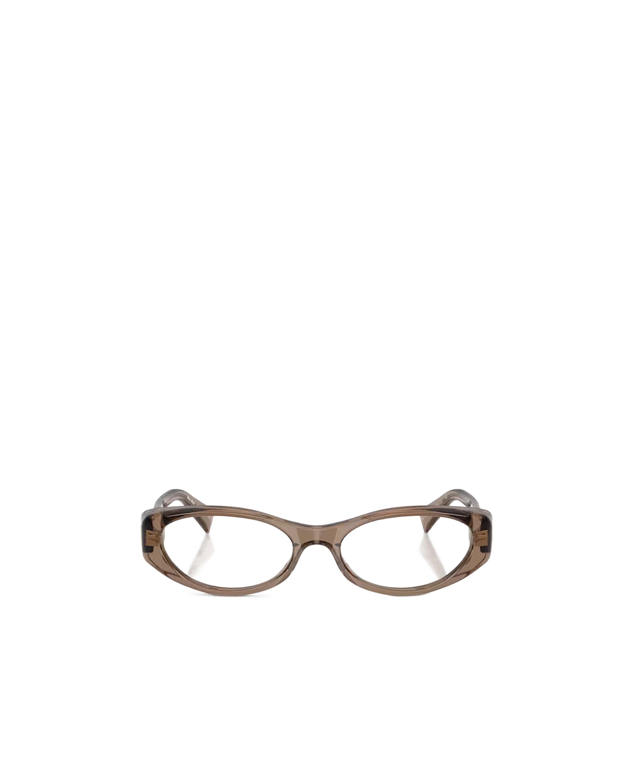 Miu Miu Full Frame Plain Mirror In Brown