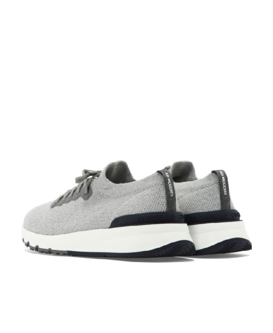 Brunello Cucinelli Sneakers Blacks And Greys In Gray