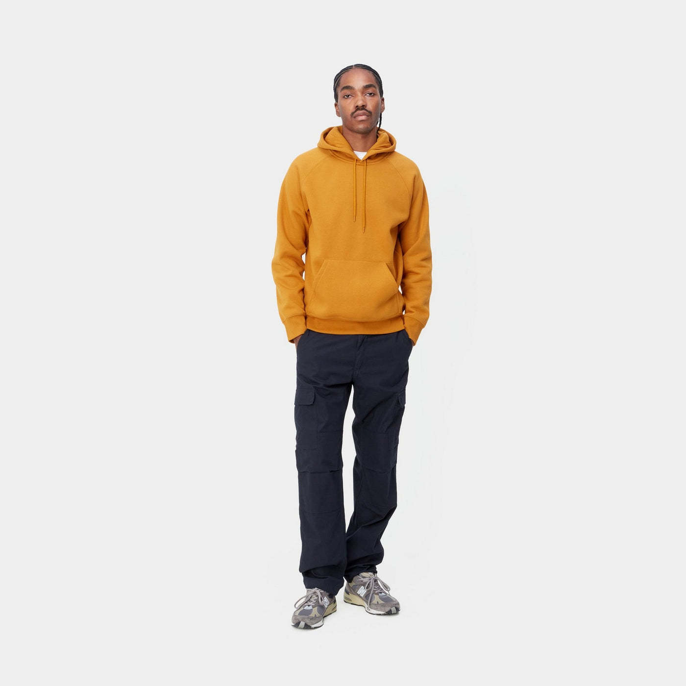 Carhartt Belt-loop Casual Pants In Black