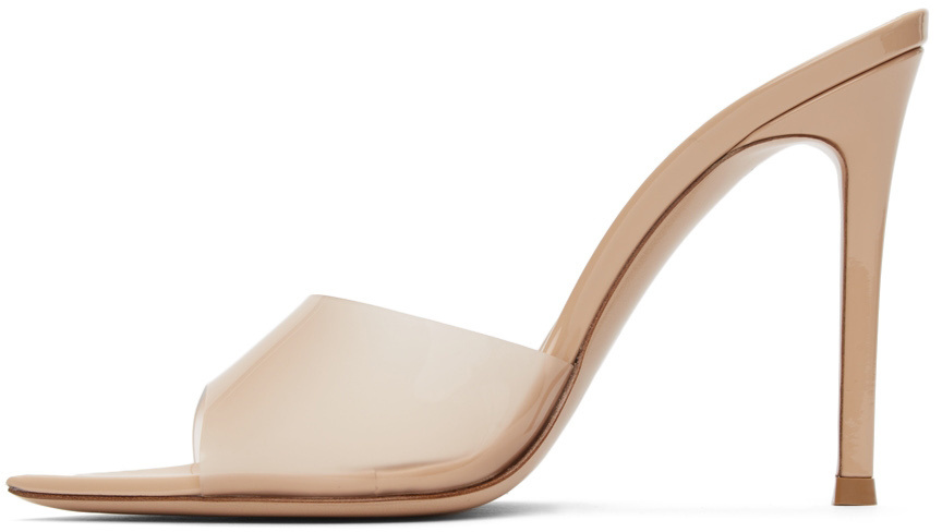 Gianvito Rossi Pointed High-heeled Sandals In Nude