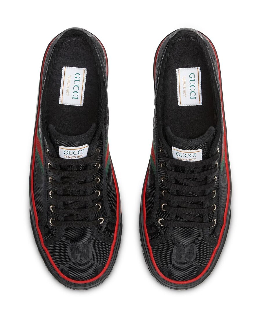 Gucci Off The Grid Gg Supreme Canvas Low-top Sneakers In Black