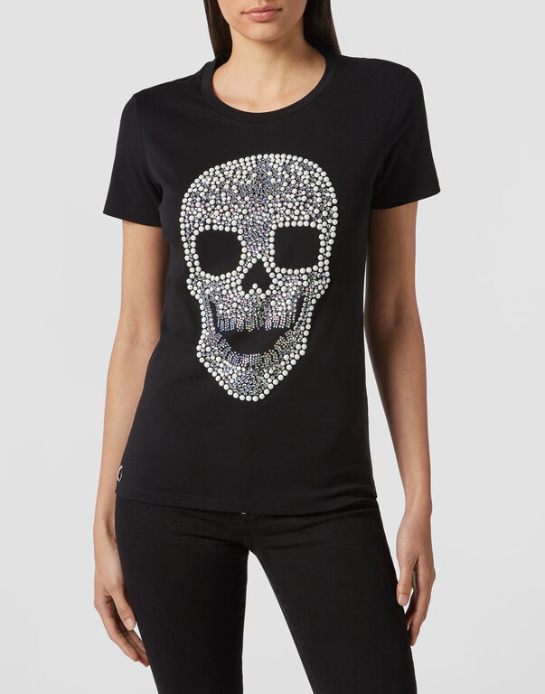 Philipp Plein Logo Details T-shirt In Black