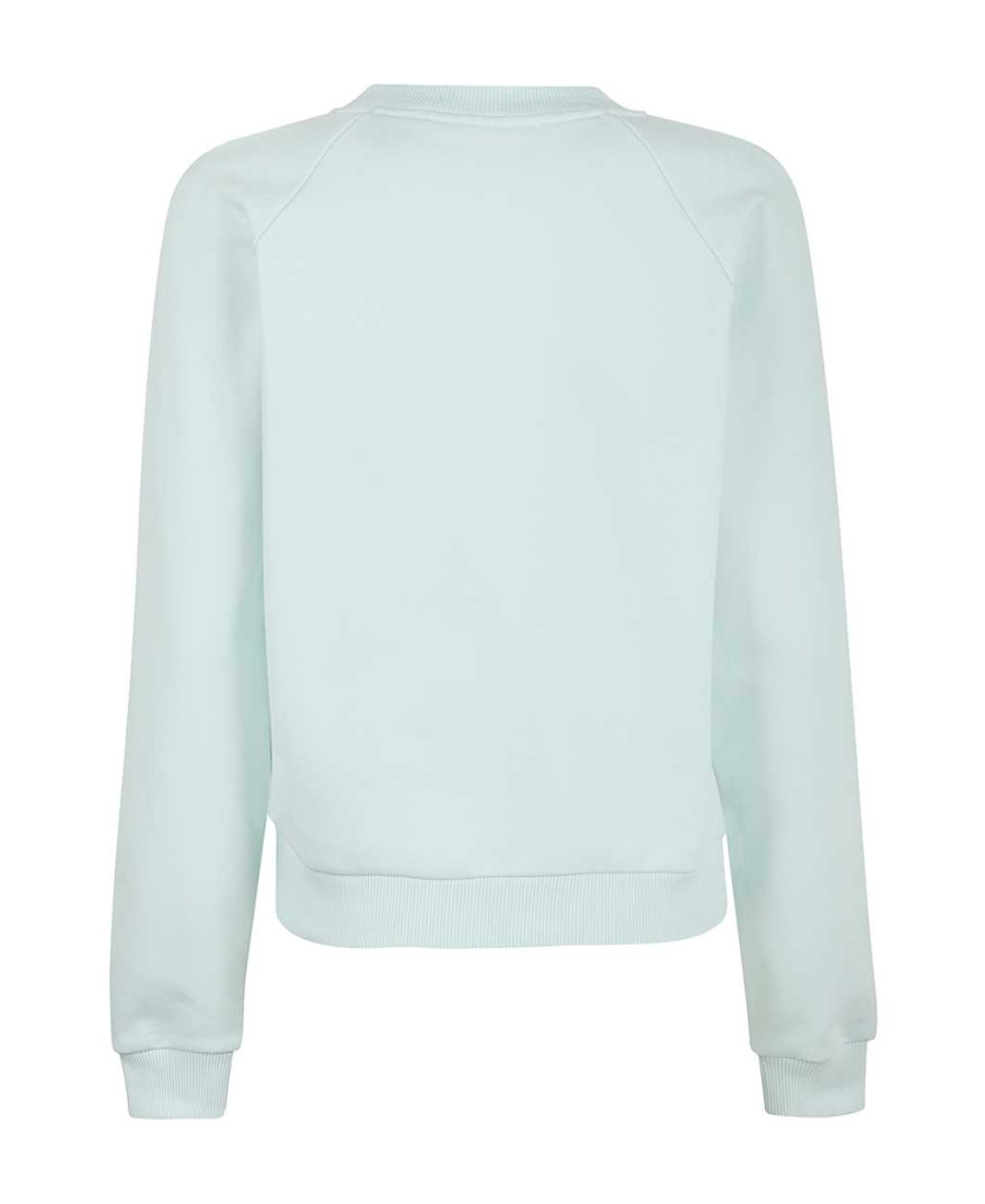 BALMAIN ECO-DESIGNED COTTON SWEATSHIRT WITH BALMAIN LOGO PRINT 