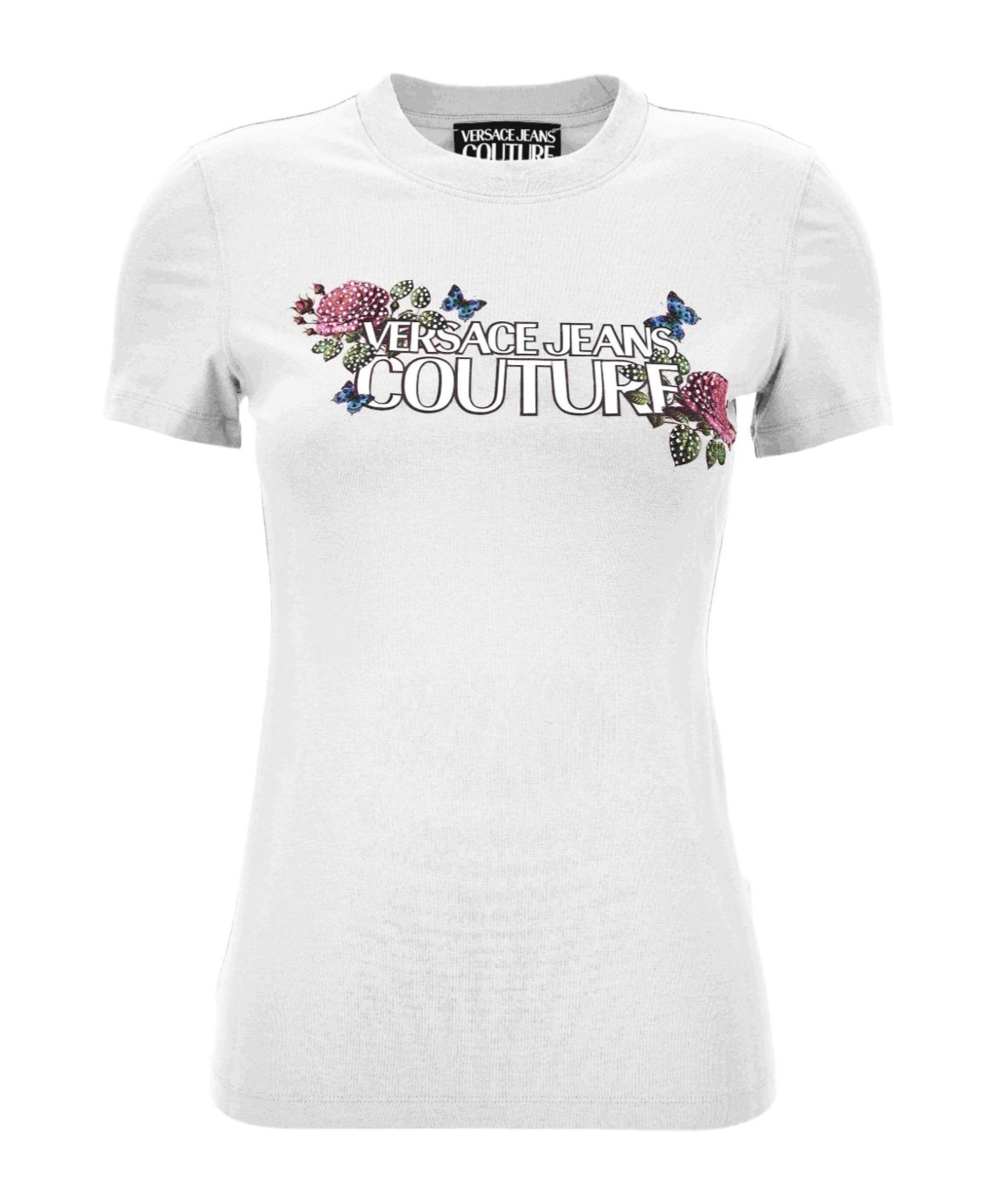 Versace Jeans Short Sleeve T-shirt In White