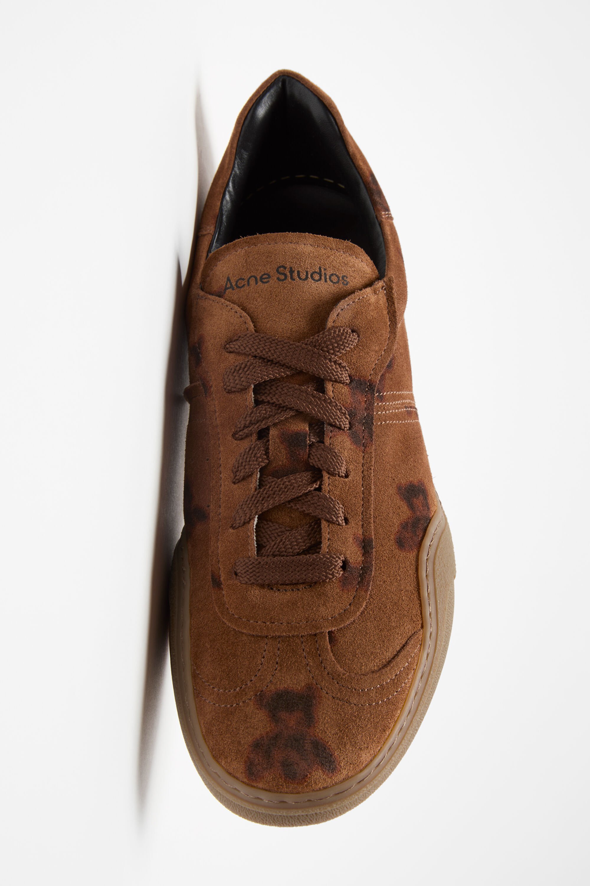 Acne Studios Lace-up Low-top Sneakers In Brown