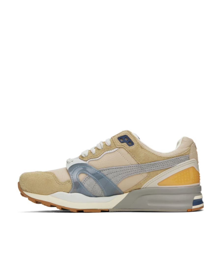 Rhude Rhuigi X Puma Joint Shoe Tongue Logo Low Upper Shoes In Nude